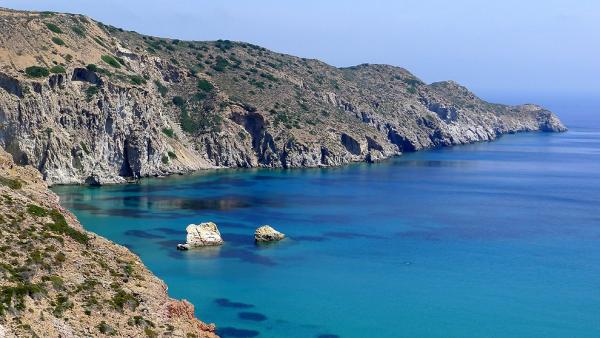 Steep cliff