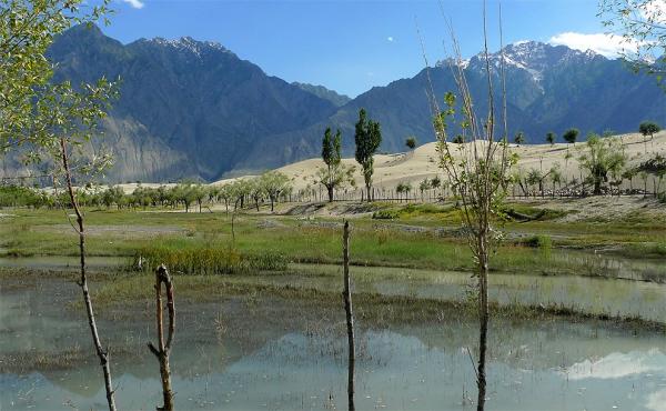 Písečné duny ve Skardu