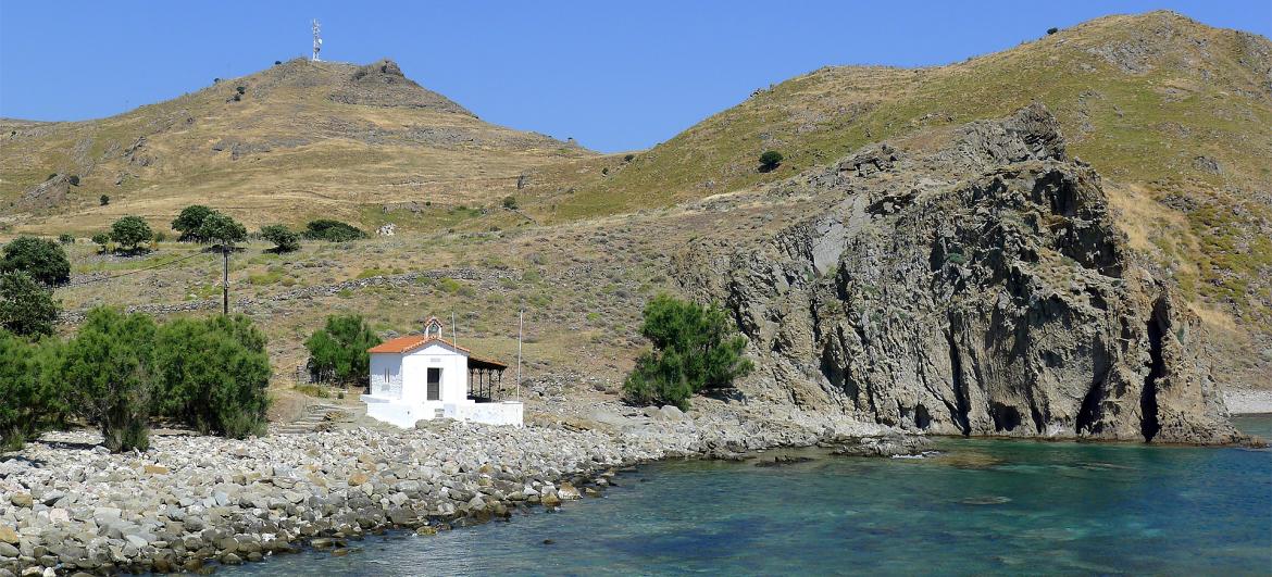 Malá kaplička ve Skala Eresou