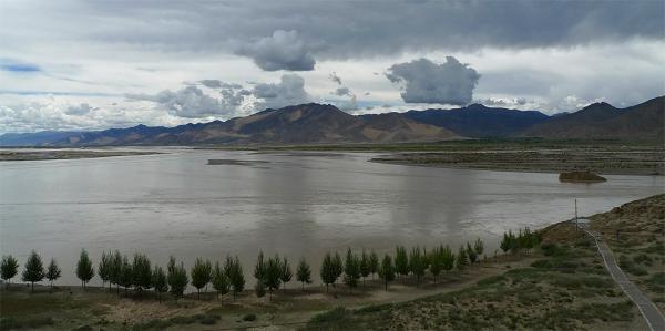 Vyhlídka na Brahmaputru
