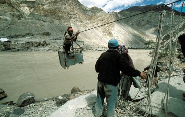 Lanovka přes Zanskar