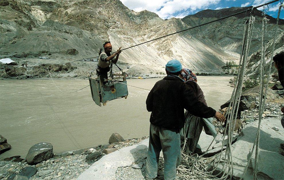 Lanovka přes Zanskar
