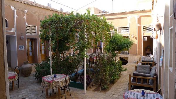 Hotel patio