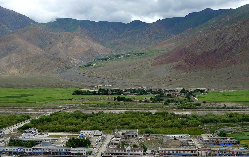 The village in the foothills