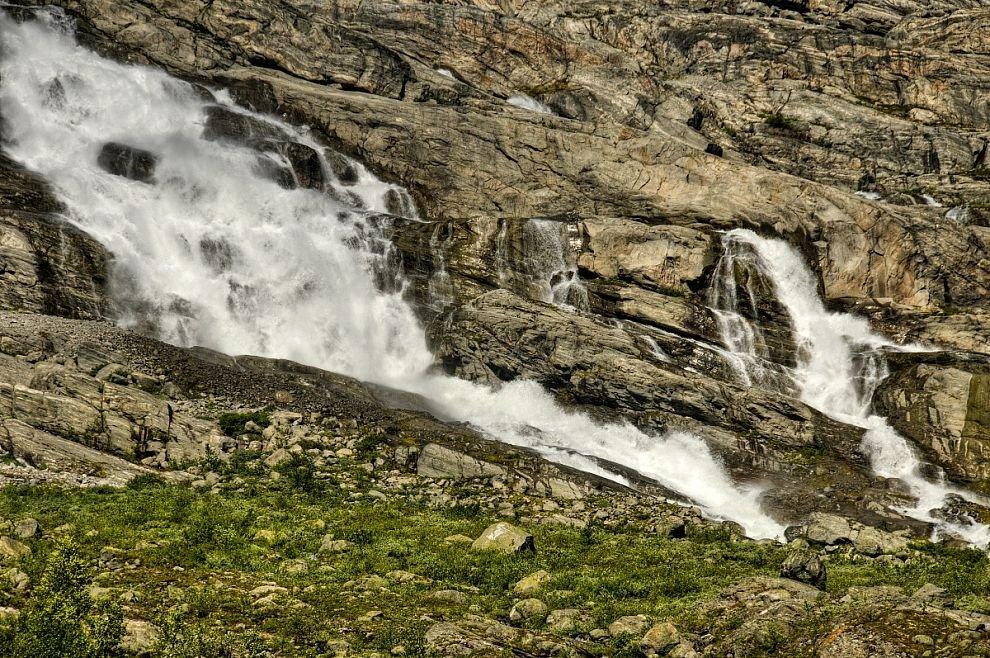 Under the glacier