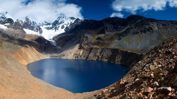Panorama of lagoon Safuna Alta