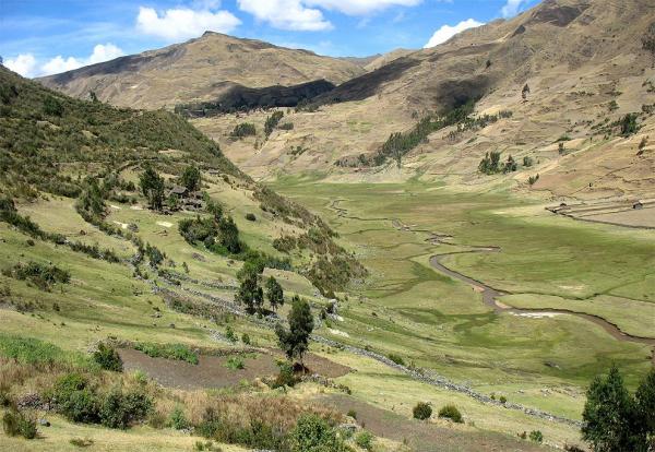 Way above the valley