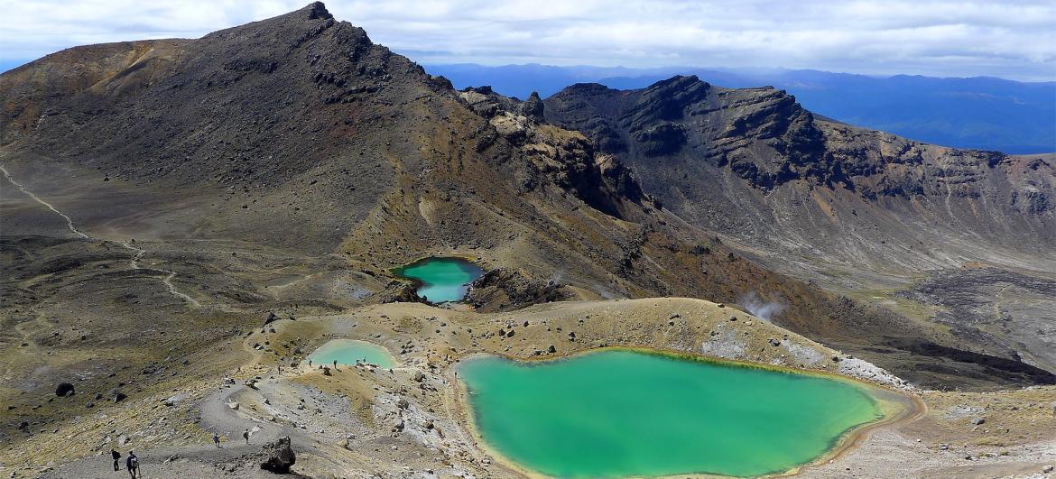 Emerald lakes
