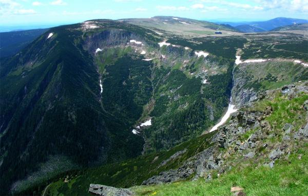 Úpská jáma a Horní Úpský vodopád