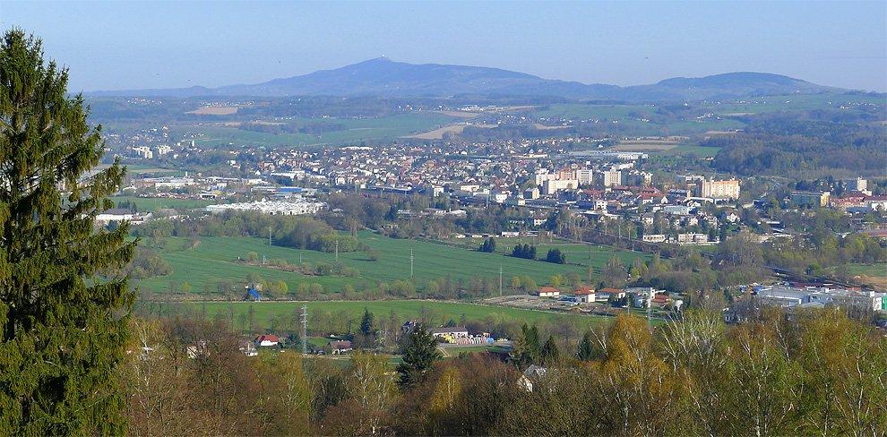 Výhled na Turnov z Hlavatice