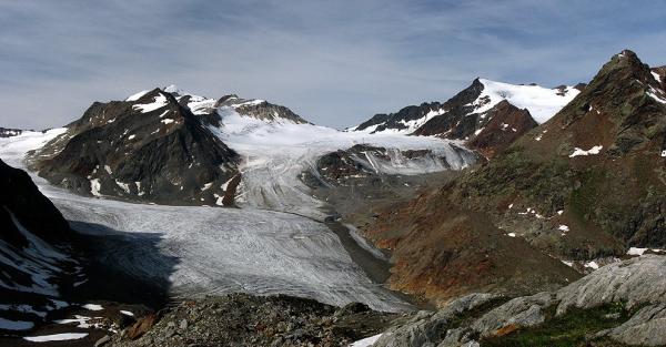 Výhled od chaty Braunschwaiger Hütte