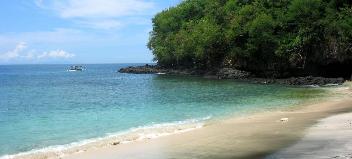 Modrá laguna v Padangbai