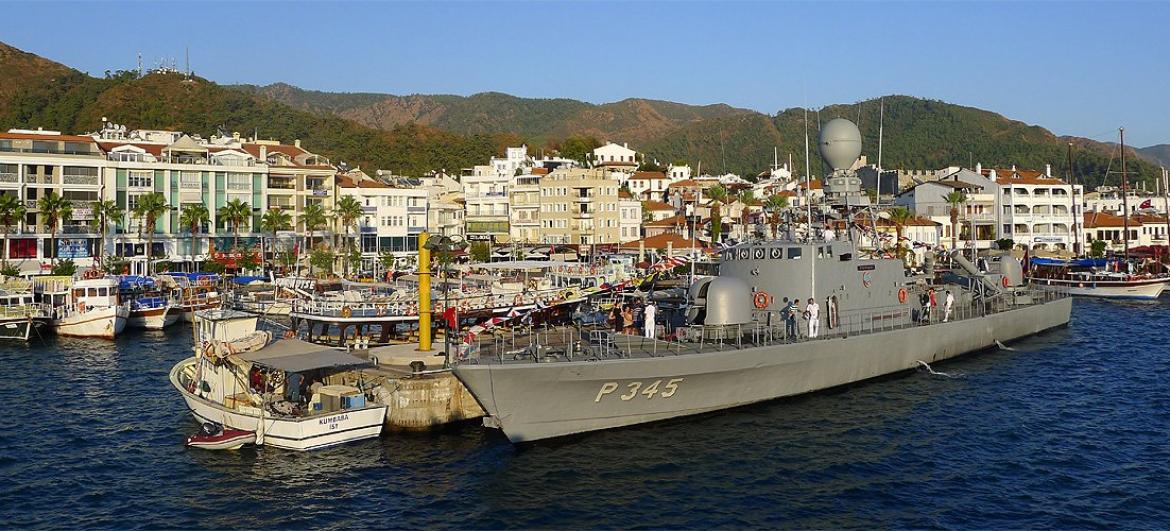 Procházka přístavem v Marmaris