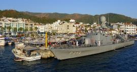 Walk in the port in Marmaris